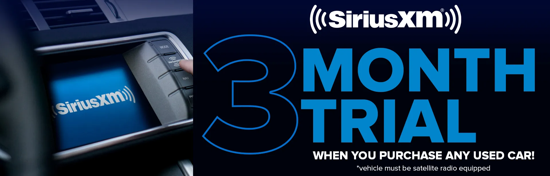 Sirius XM # Month Trial