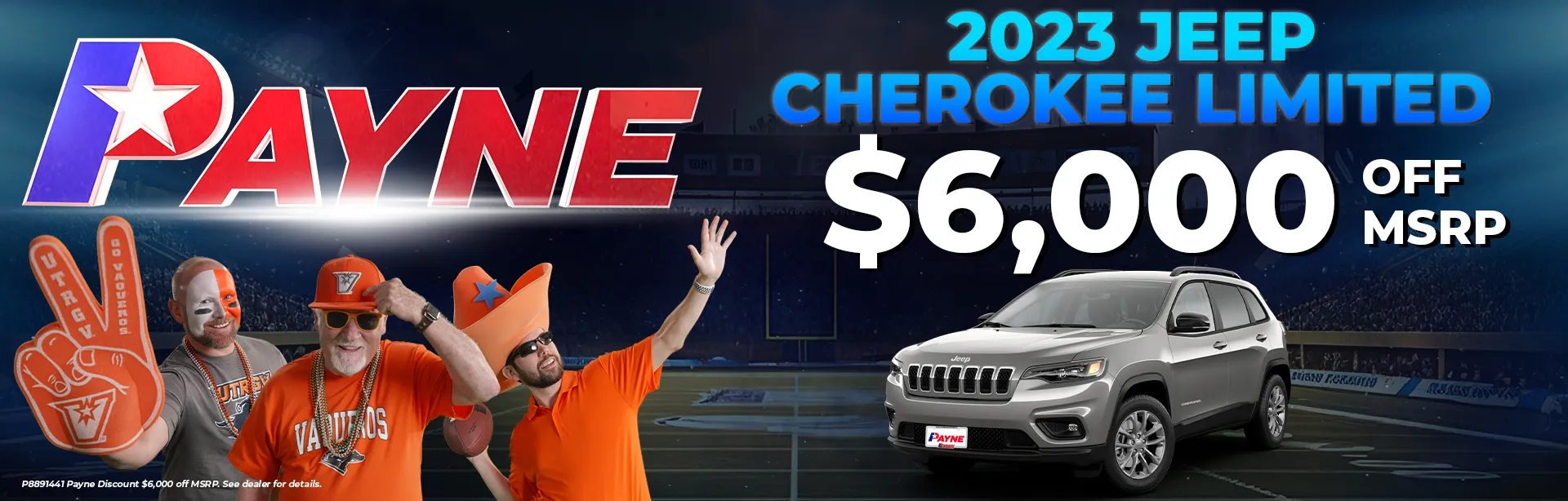 Get a 2023 Jeep Cherokee Limited $6,000 OFF MSRP